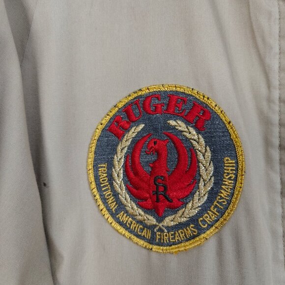 Vtg Bomber Jacket Society Aircraft Demolishers Ruger Confederate Air Force - Picture 3 of 13